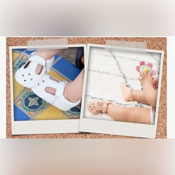 BirdRock Baby Mary Jane Moccasins - American Flag & White (Two Pairs) (Size 4) - Picture 4 of 5